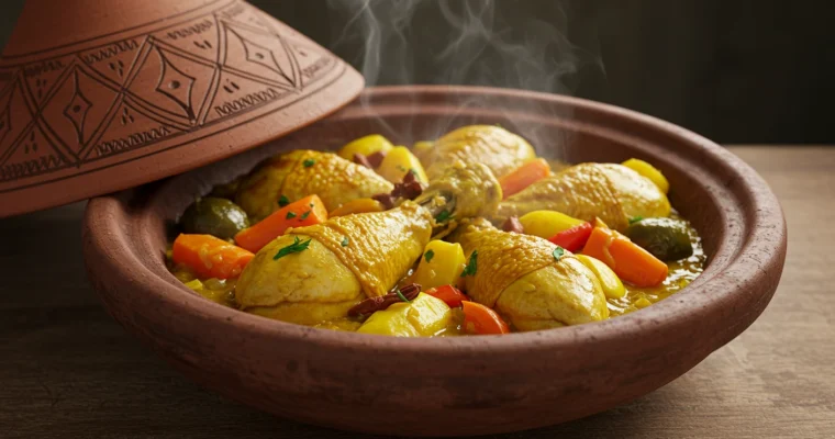 Authentic Best Moroccan Chicken Tagine Recipe